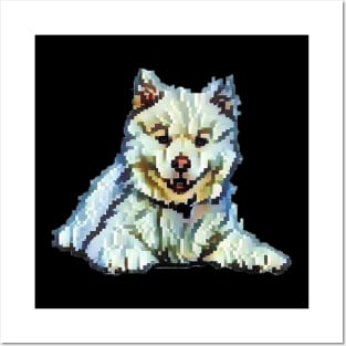 Gaming Dotted Dog Design Posters and Art